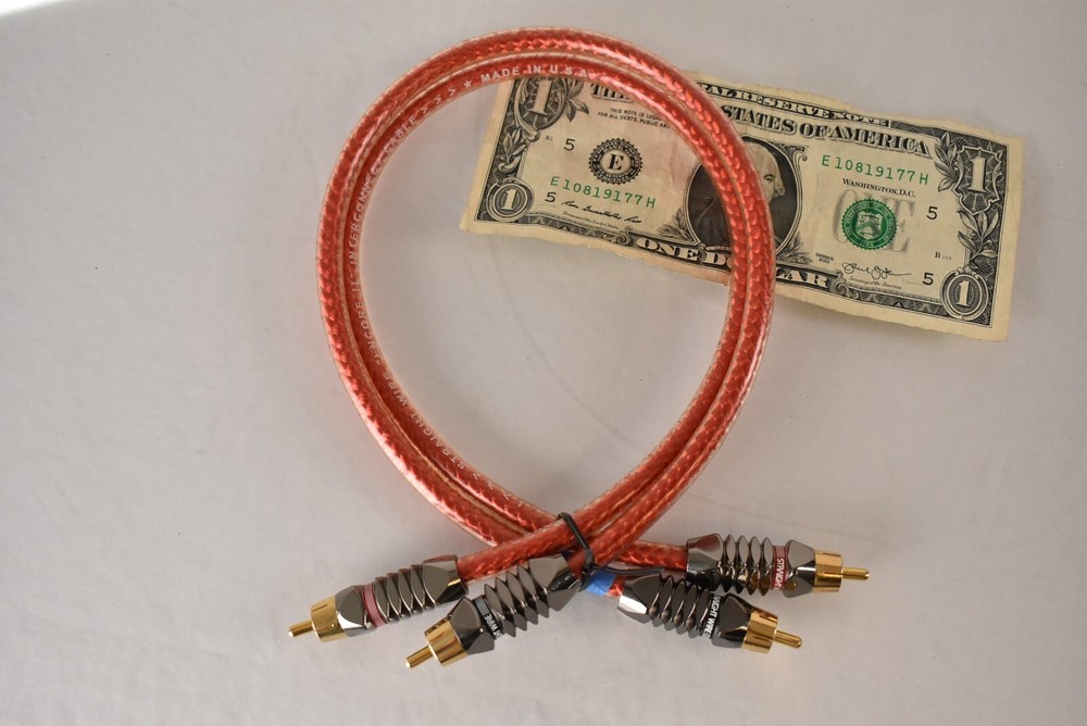 .5m  Pair RCA Straight Wire Encore II Audio Interconnect Cables