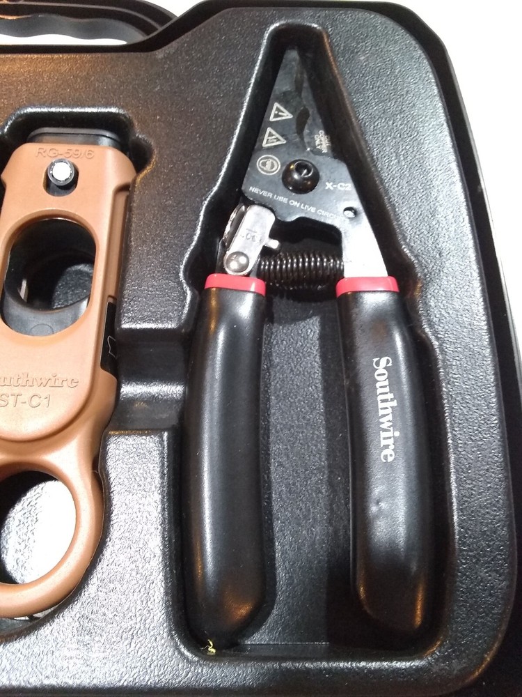 USED, SOUTHWIRE CABLE TV TOOL KIT , PART #KIT-C1