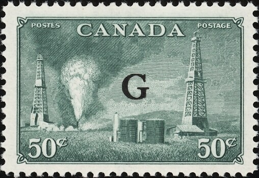 CANADA, 1950-51. Peace "G" Official O24, Mint **