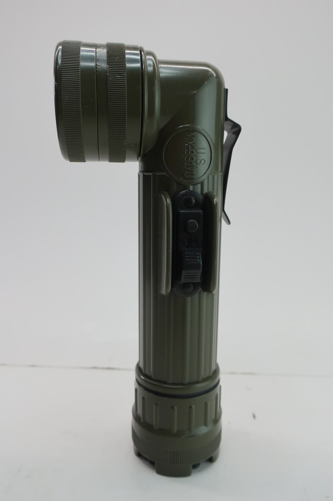 Fulton MX-991/U Angle Head Flashlight w/ Lens & Extra Bulb - Please Read