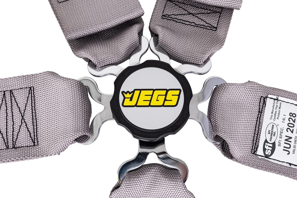 JEGS Cam Lock Ultra Series Harness 5-Point Design [Pull Down Lap Adjusters,