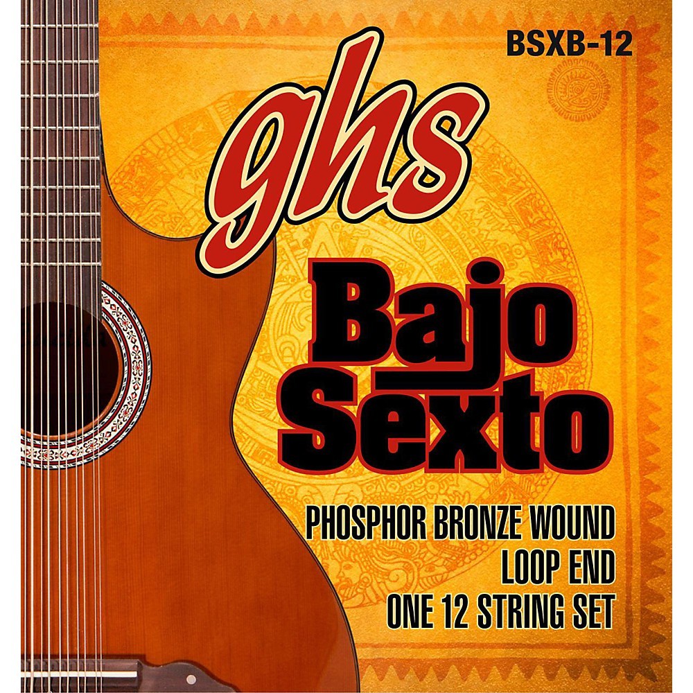 GHS Bajo Sexto 12-String Phosphor Bronze Acoustic Guitar Strings