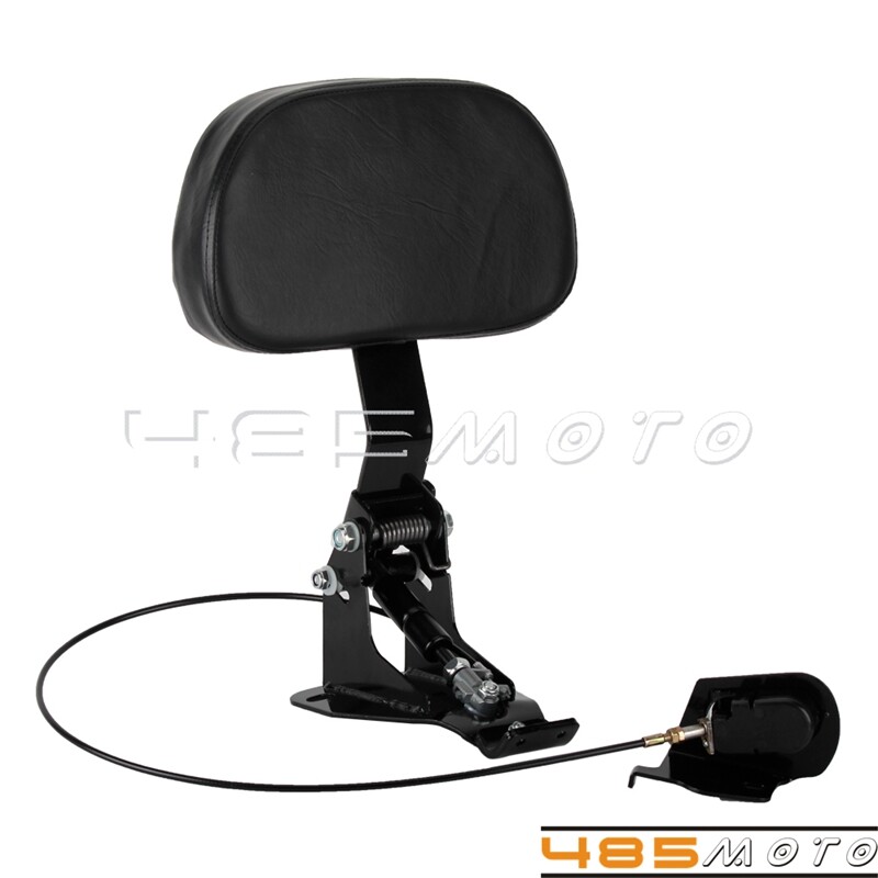 Adjustable Backrest Pad & Mount Kit For Harley Road Electra Glide Ultra Classic