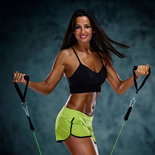 4pcs Resistance Band Handles Plastic D Ring Exercise Strap Foam Handle 4pack