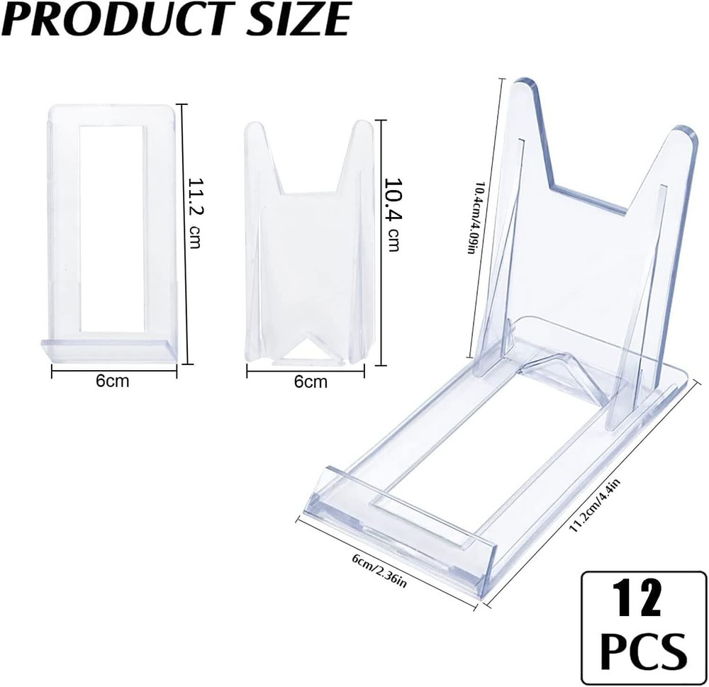 Acrylic Plate Stands，Plate Stand Plastic Adjustable Transparent