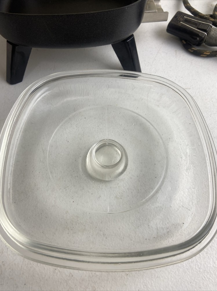 Toastmaster-Handi Pan Model 8G13 Glass Cover E214351 7” Tested