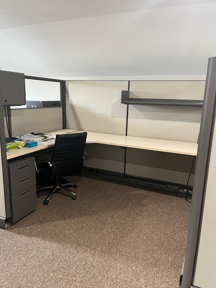 Three Office cubicals