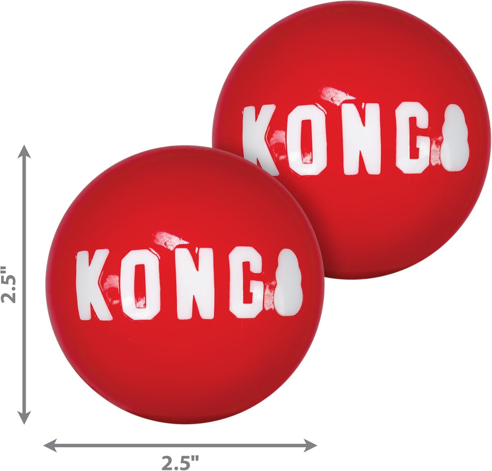 - Signature Balls - 2 Pack Durable Ball for Chasing and Retrieving - for Medium