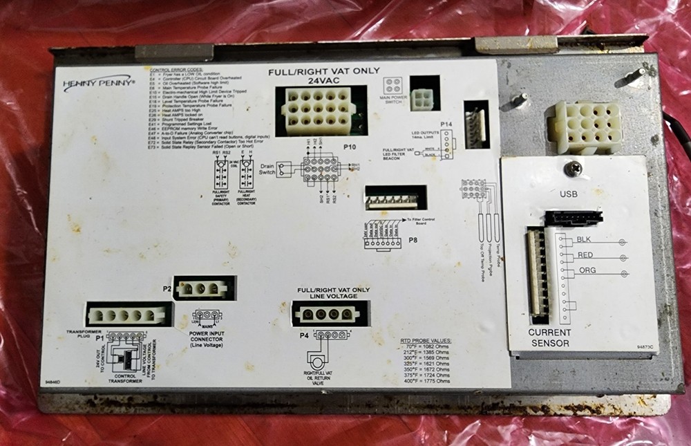 Henny Penny 140592 Control Board