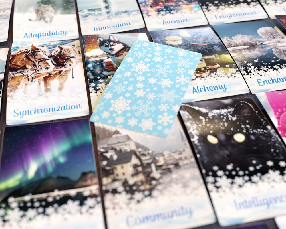 Winter's Embrace Oracle Deck | Spirituality | Lightwork | Reflection | 53 Cards