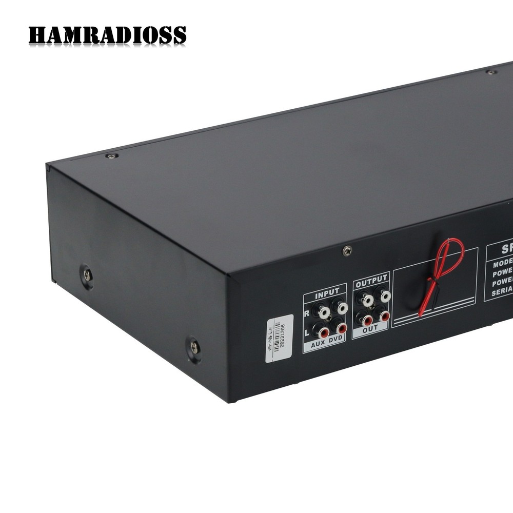 EQ666BT Dual 20-Band Stereo EQ Graphic Equalizer +4pcs Cable +Dual RCA Connector