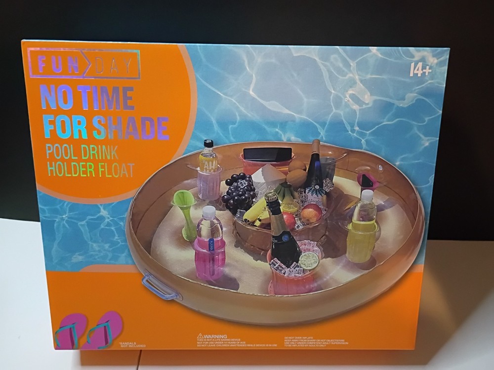 Fun Day Inflatable Swimming Pool Drink Holder Float
