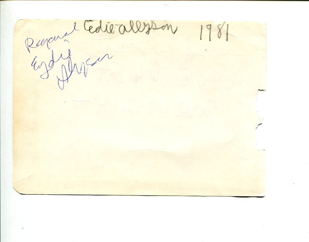 Eydie Alyson Broadway Actress Signed Autograph