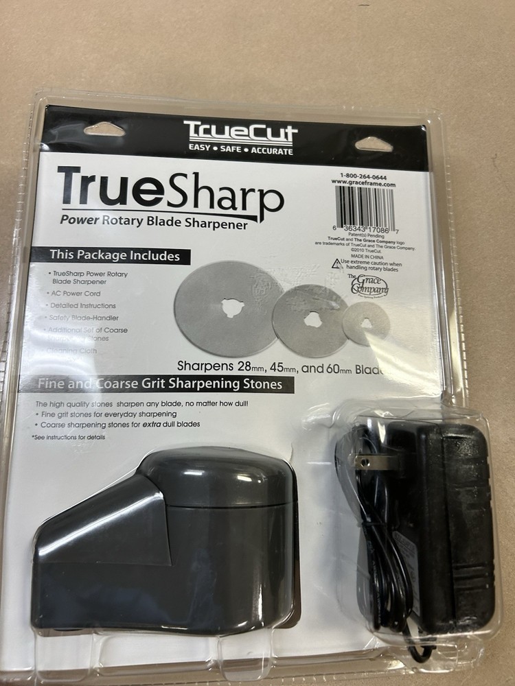 TrueCut True Sharp Power Rotary Blade Sharpening Kit NIB