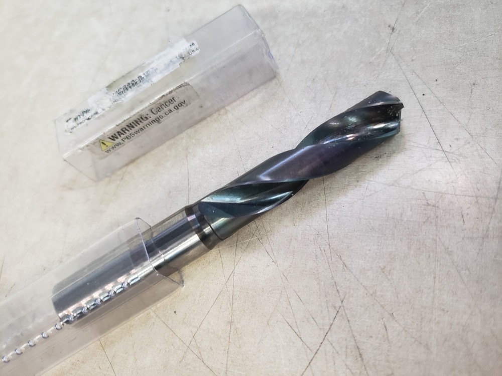 Hy-Pro Machine Drill Bit, 13.10 mm Size, 140 Degrees Point Angle, Solid Carbide