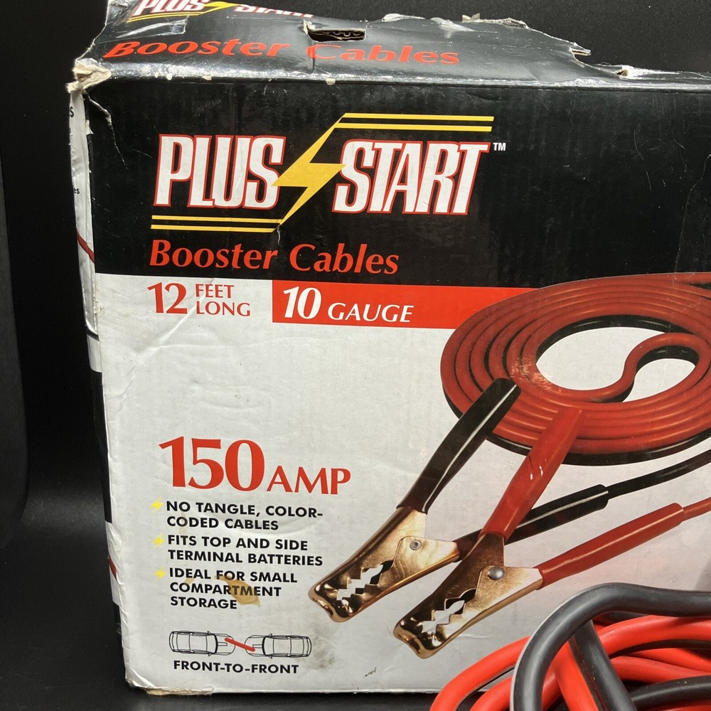 Plus Start Booster Cables 12ft. 150 amp 10AWG