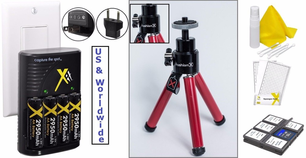 8pcs Super Saving Accessory Kit Canon Powershot A490
