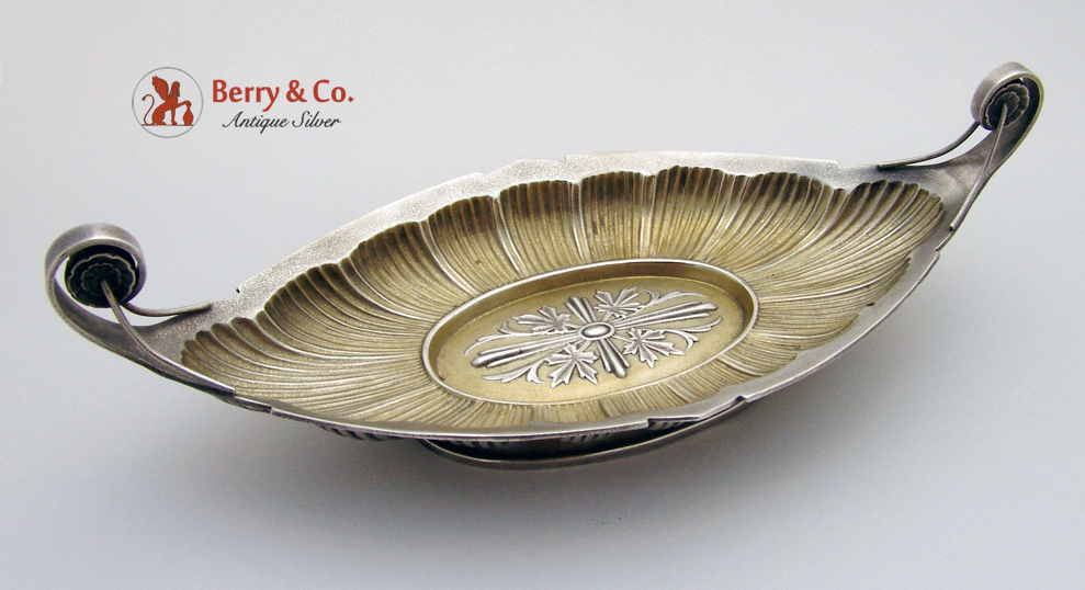 Aesthetic Dish Rosette Whiting Sterling Silver 1880 No Monogram