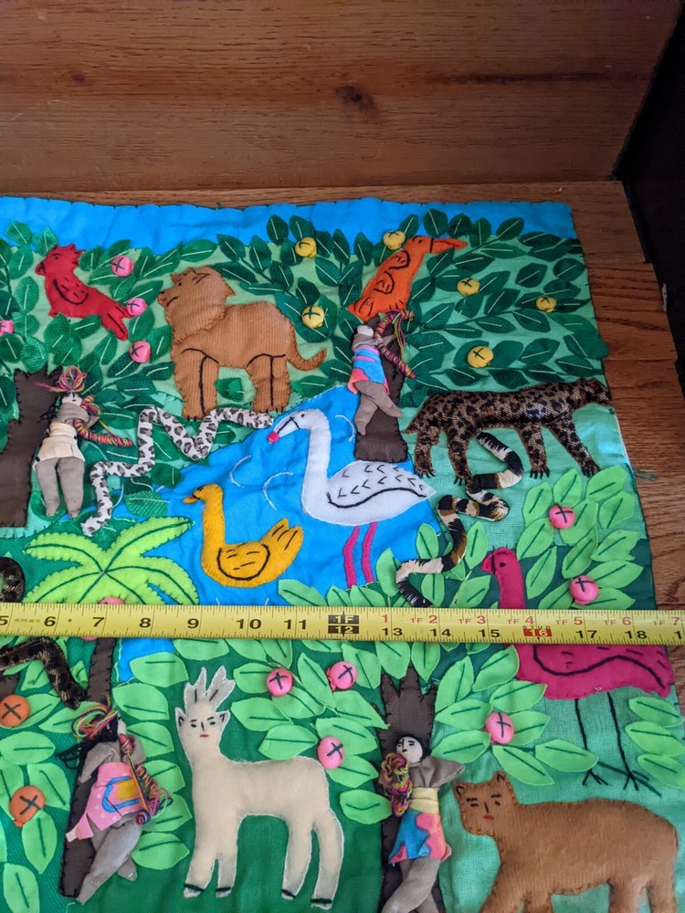 tapestry folk art peru textiles