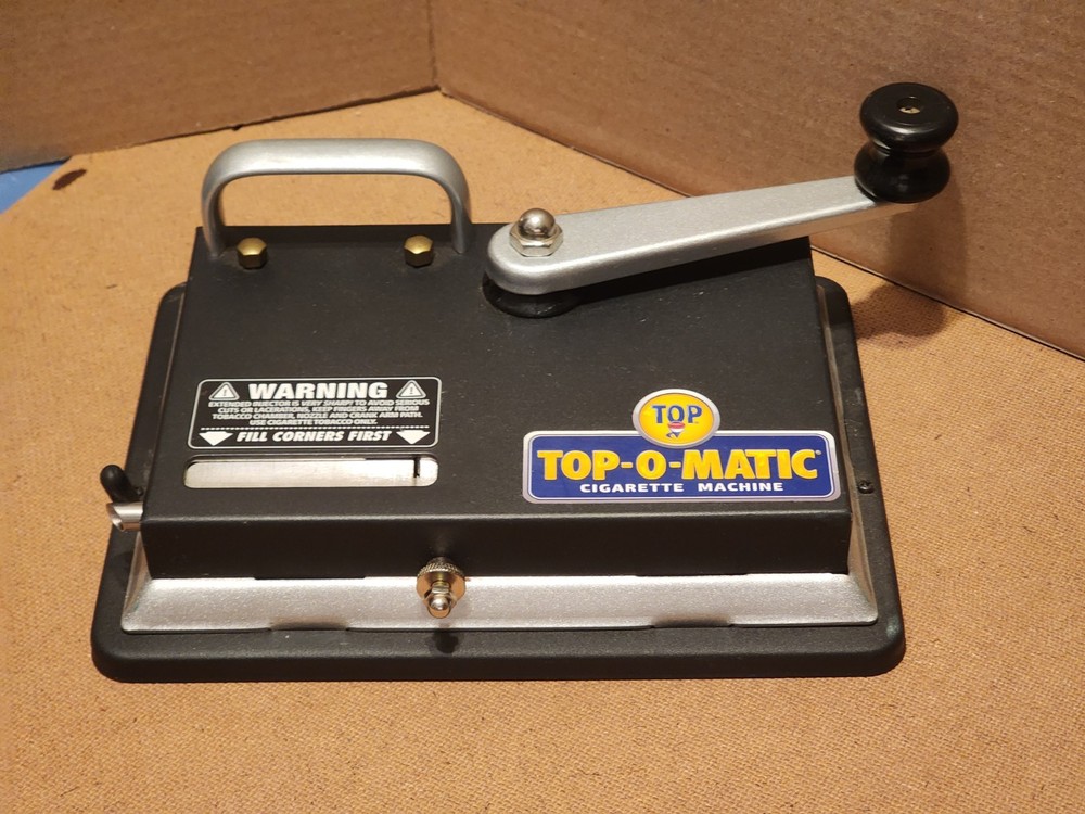 TOP-O-MATIC CIGARETTE MACHINE - ROLLING MACHINE - FREE SHIP