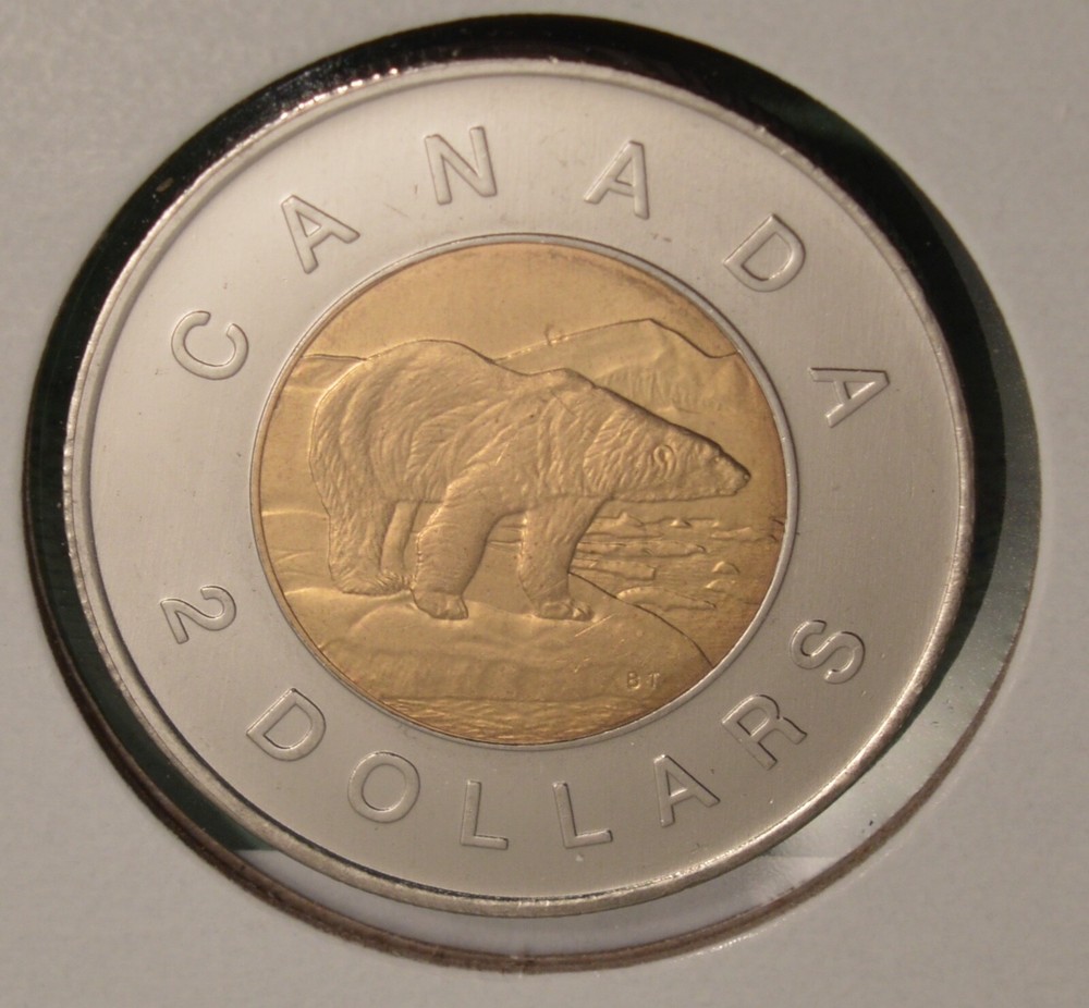 2008 - Canada Toonie $2 Dollar - From Original Mint Roll 🇨🇦🇨🇦