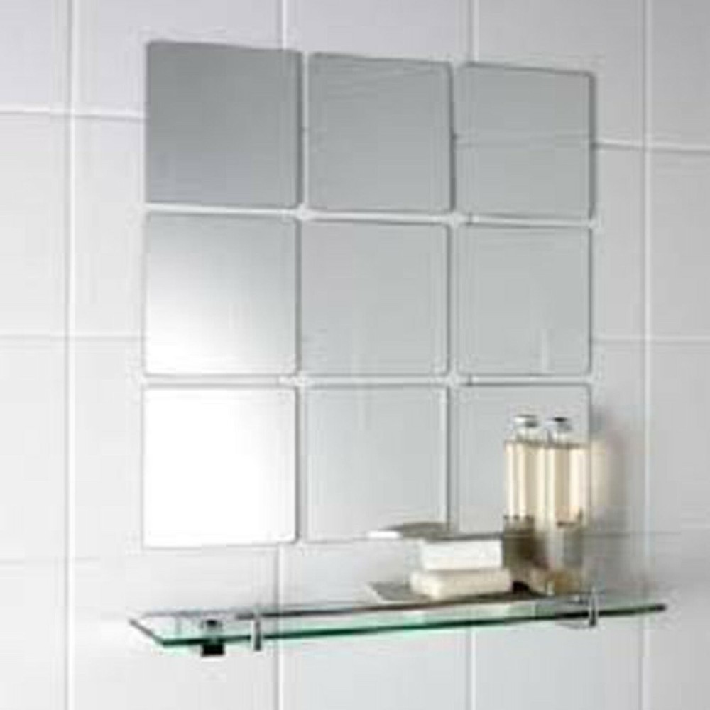 Silver Mirror - Square Acrylic Mosaic & Wall Tiles, Many Sizes