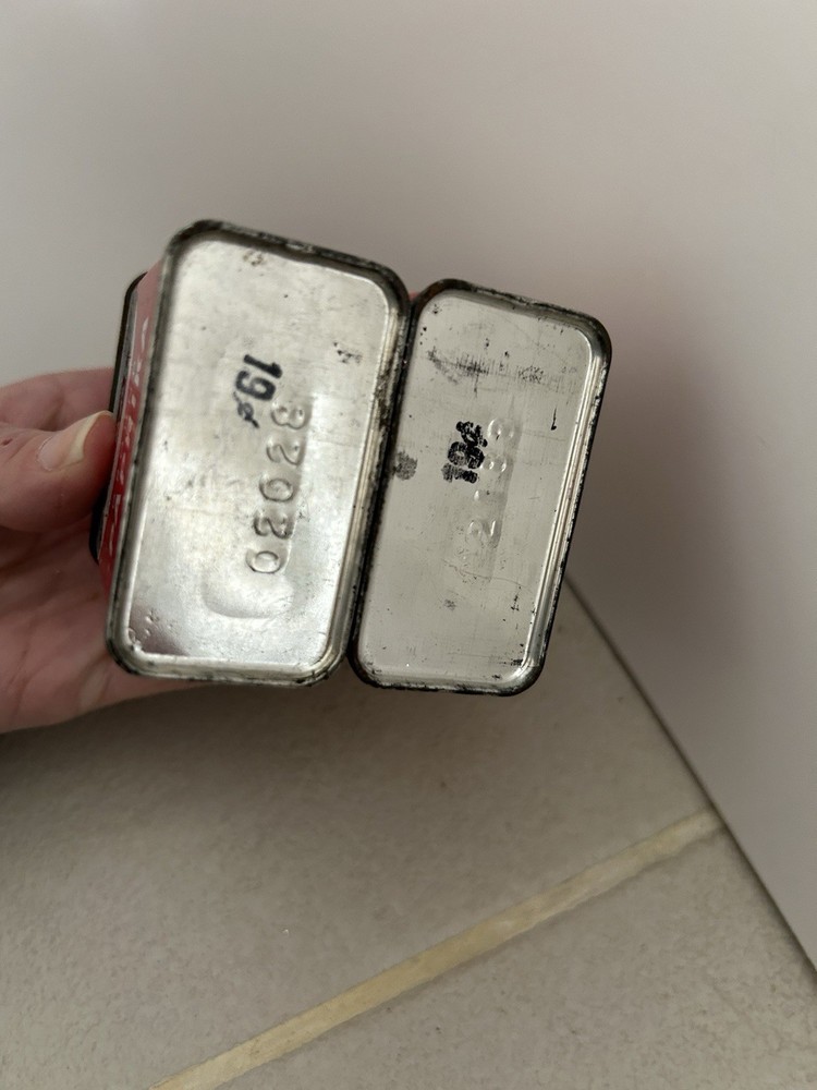 4 Different ACME, IDEAL Vintage Spice Tins