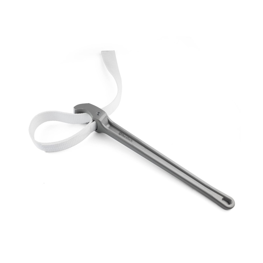 DURATECH Strap Wrench 18" Handle, Adjustable Nylon Strap Pipe Wrenches, Oil F...