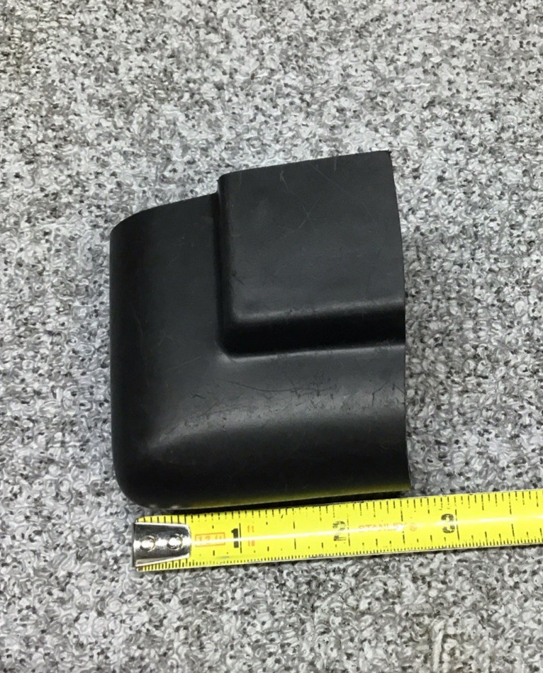Black Plastic Boat Nose Cap 2-1/2”