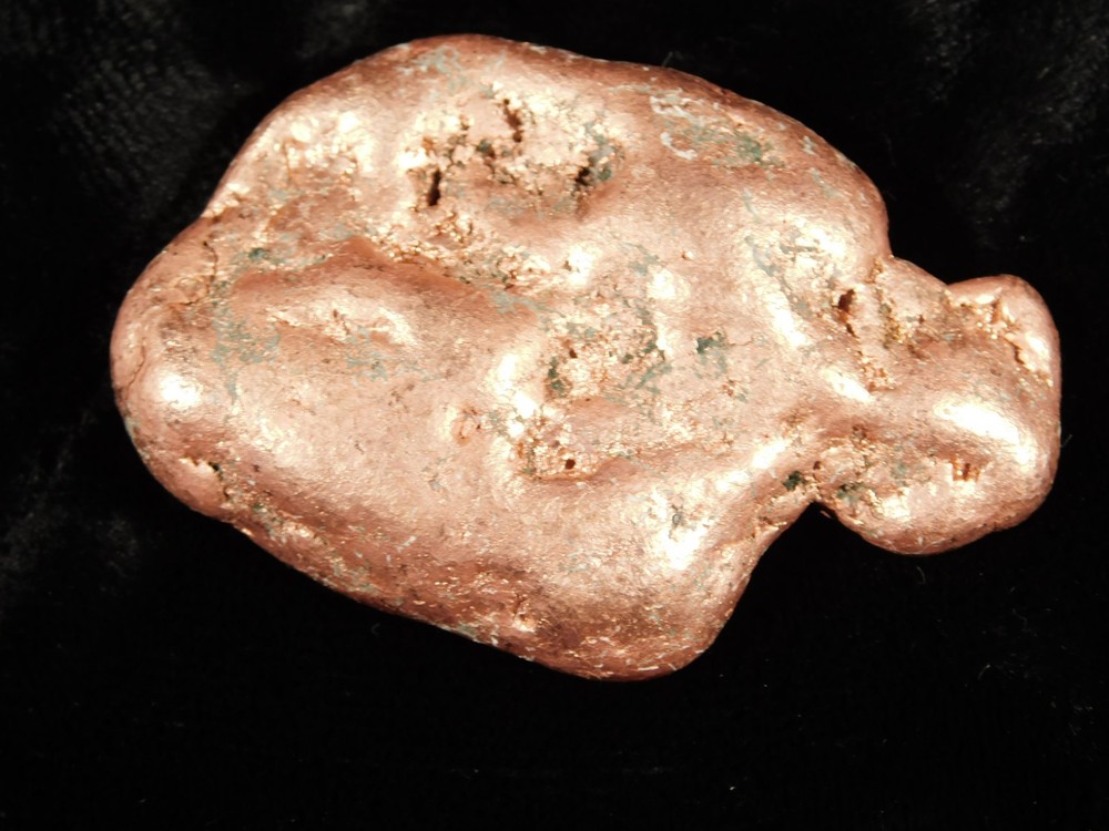 Heavy Solid 100% Natural COPPER NUGGET or Native Copper Float Michigan 108gr