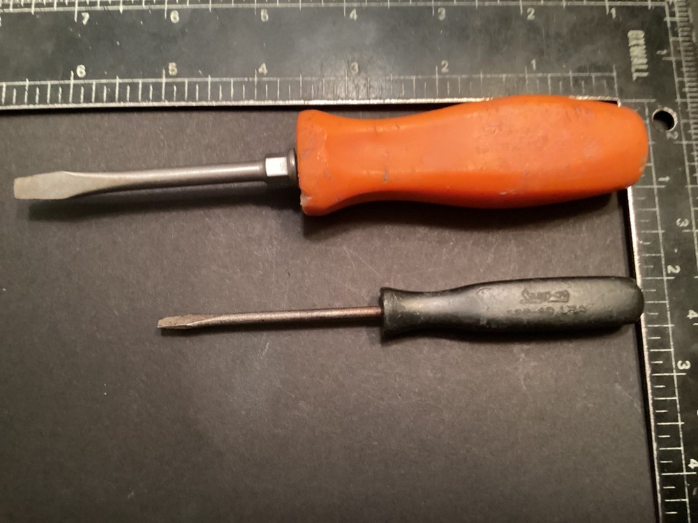 SNAP-ON Flat Head Screwdrivers SDDP31 & SPP46