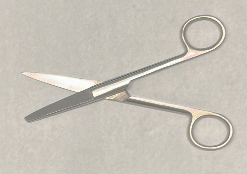 Operating Scissors 6" Straight Sharp/Blunt Stainless General Surgery