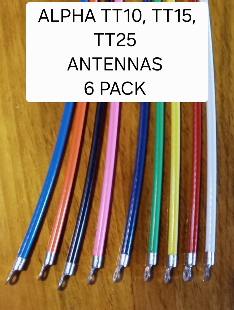 6 GARMIN REPLACEMENT LONG RANGE ANTENNAS FOR ALPHA TT GPS TRACKING COLLARS