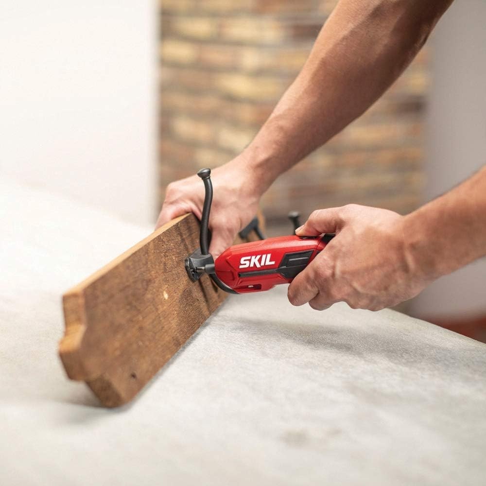 Powerful 4V Cordless Screwdriver - Includes 9 Bits & Convenient USB Charging