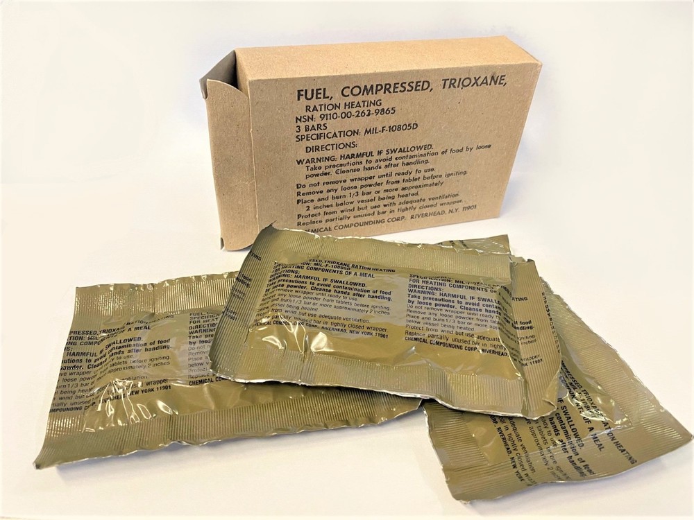 Fuel Bars, MRE's Military