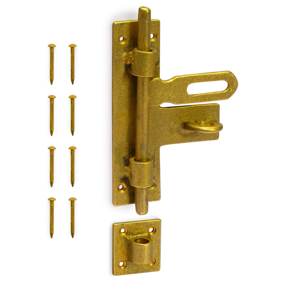 Hardware Philosophy Lockable Slide Latch Bolt Receiver 6"