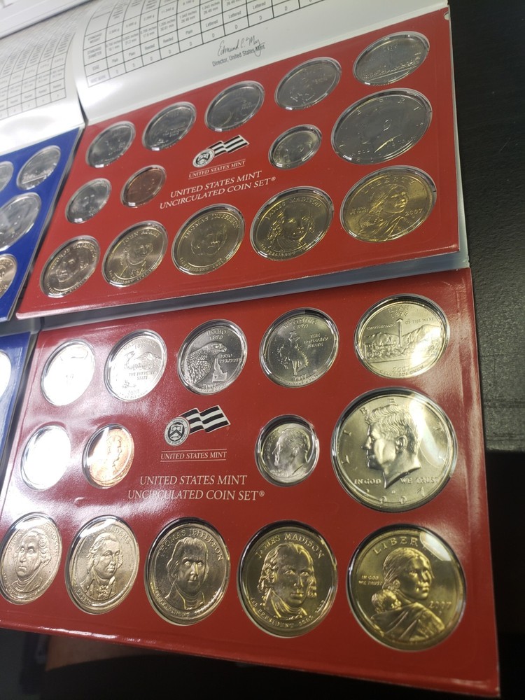 2007 PD US Mint Set (OGP) 56 coins