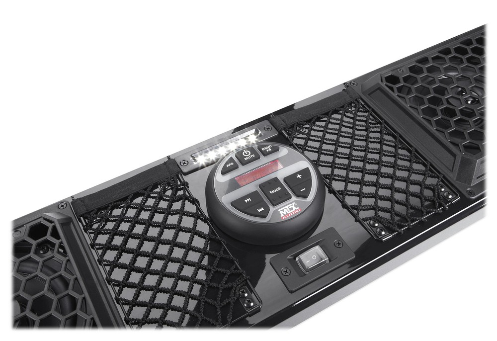 MTX MUDSYS41 Four-Speaker Marine Soundbar System w/Bluetooth For ATV/UTV/Tractor