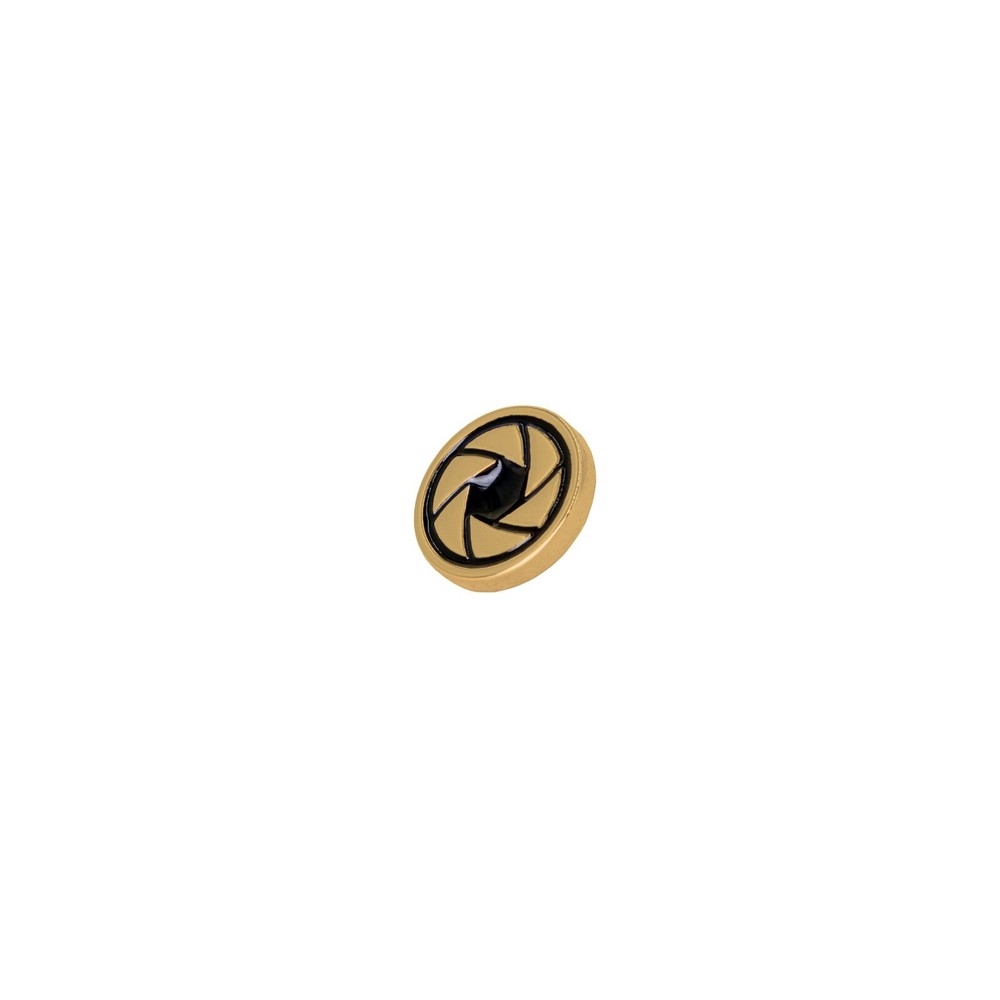 Promaster Deluxe Soft Shutter Button - Bright Brass Leaf Shutter Design #77820