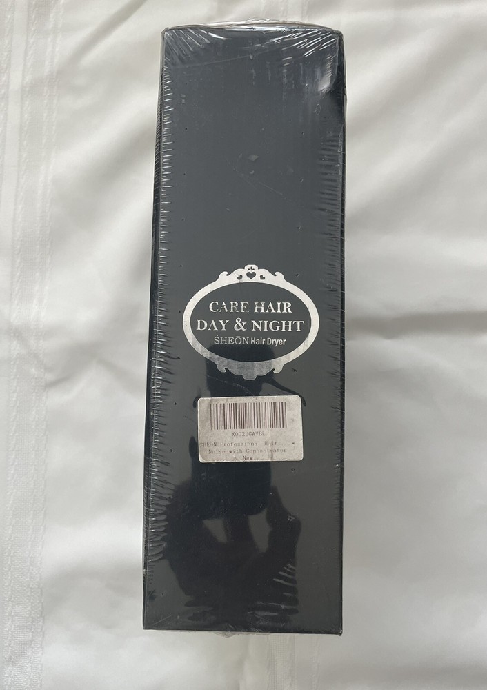 Sheon Lightweight Hair Blow Dryer w/Diffuser Professional Ionic Hot/Cold, New