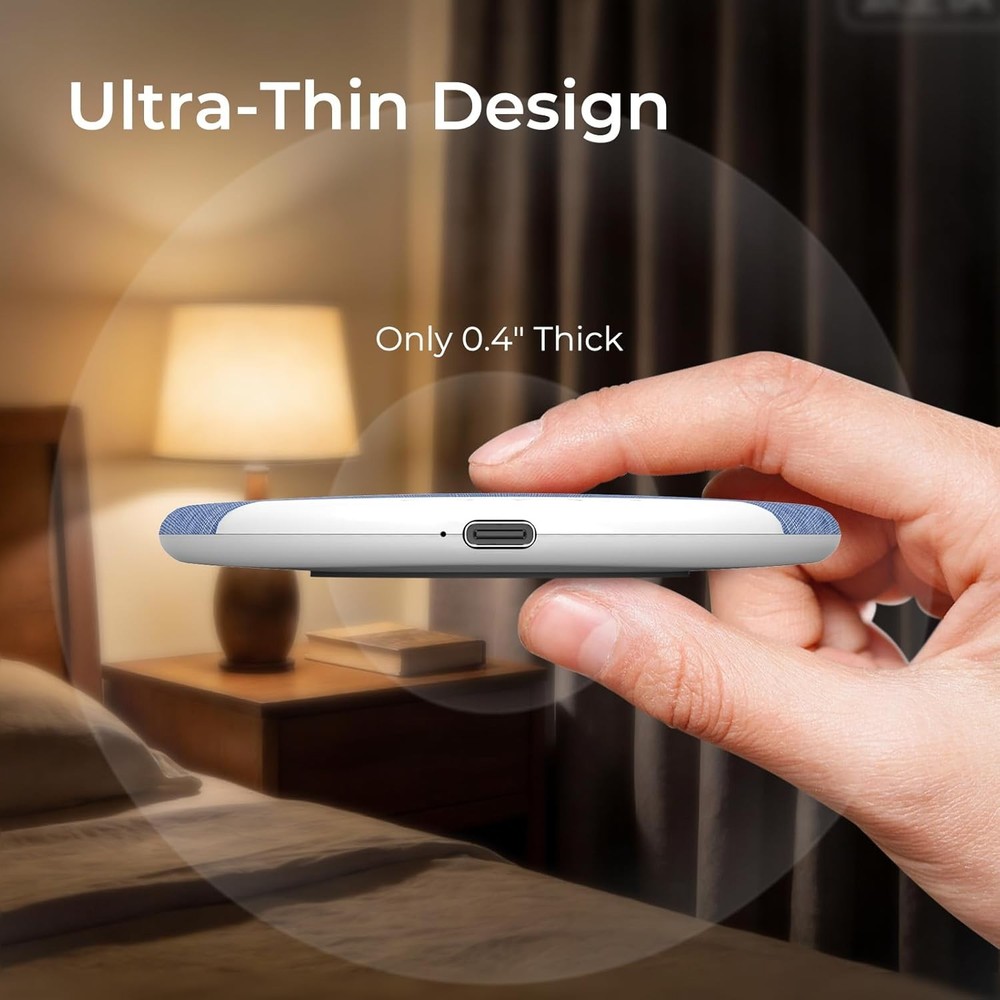 Under Pillow Speaker For Sleeping Bone Conduction Speaker With White Noise Timer