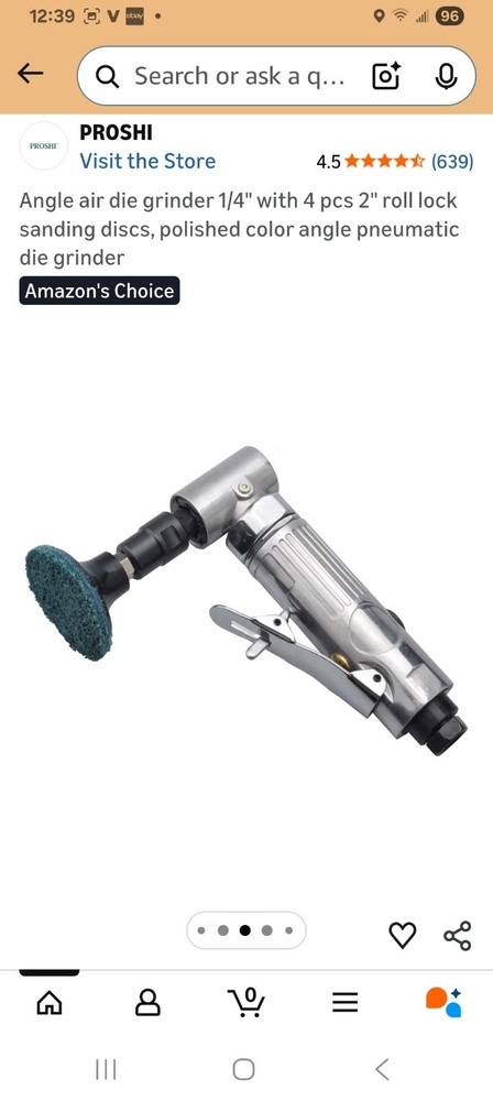 High Efficiency Air Angled Grinder with Multiple Collets and Grinding
