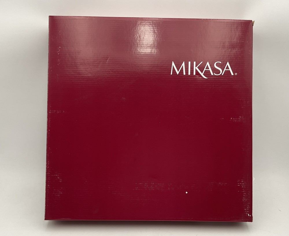 Mikasa Gala Red Chip & Dip Plate 14” Original Box