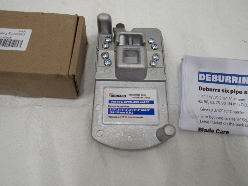Debialo Deburring Tool For PVC,CPVC,ABS, and PP 6 Sizes in 1 Tool