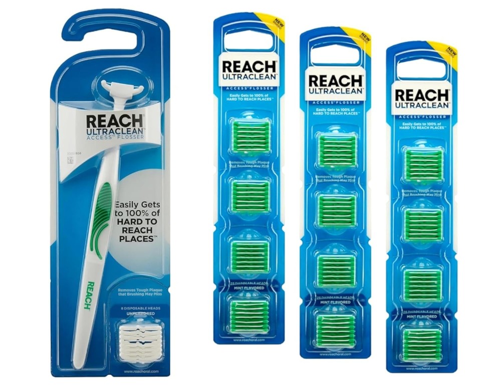 REACH Ultraclean Access Flosser Starter Bundle | Proper & Durable Oral Care & Hy