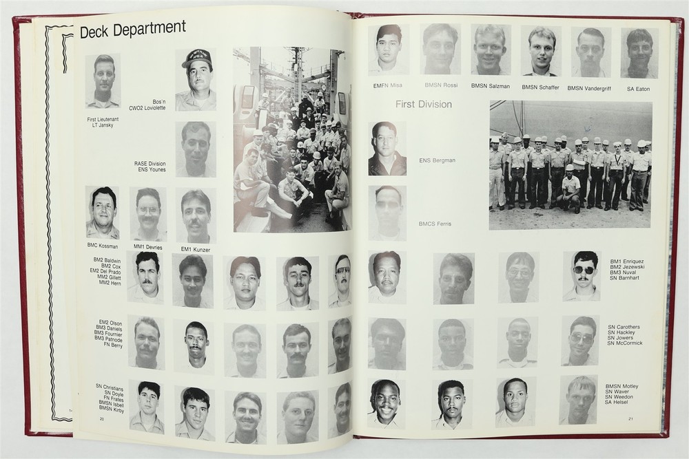 USS White Plains (AFS-4) 1987 1988 Deployment Cruise Book