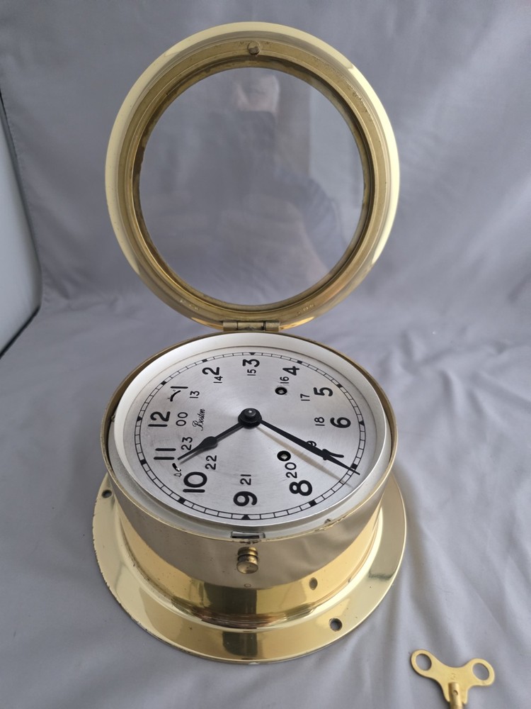Ships Bell Clock Boston With A Key