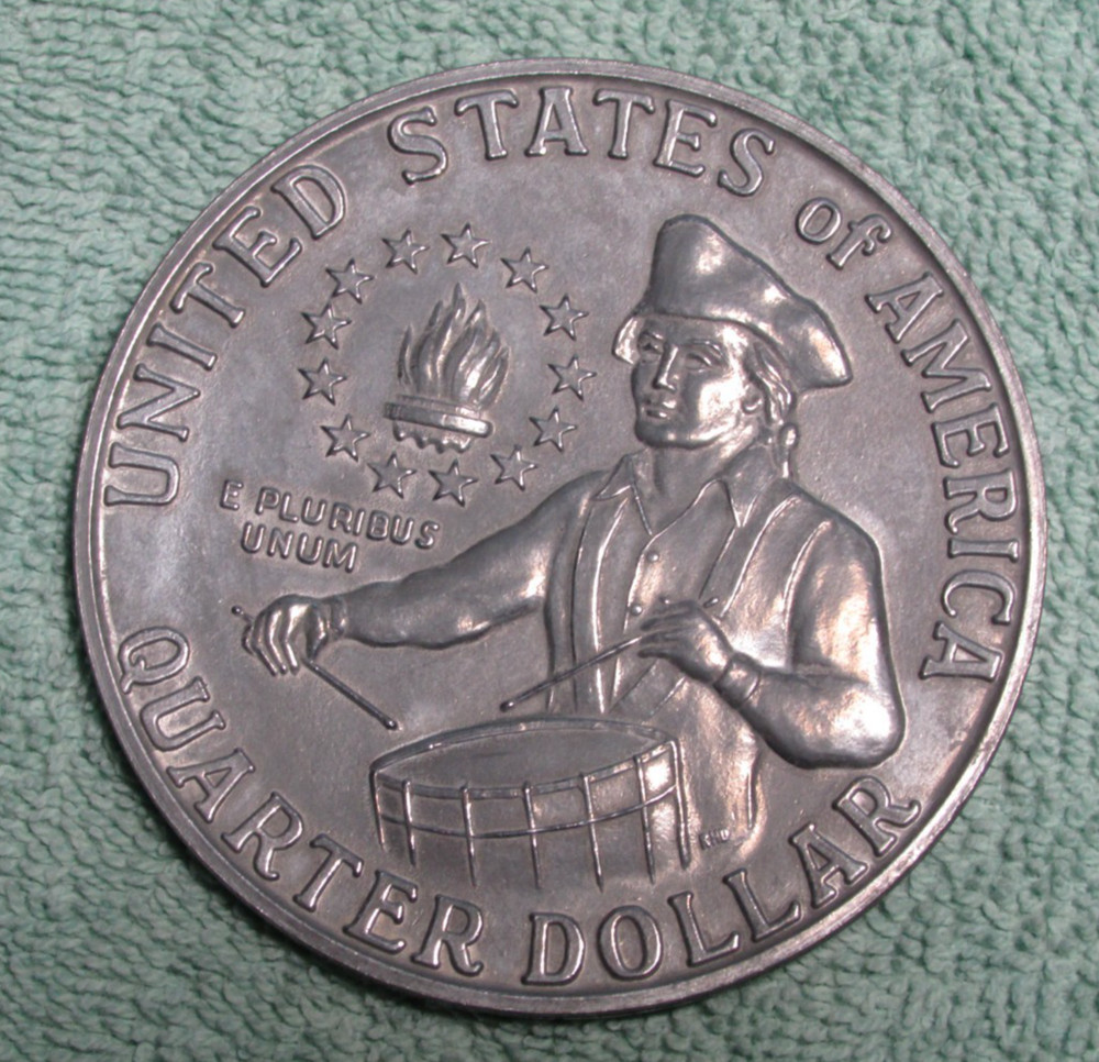 1976 Washington Quarter 3” Diameter Novelty Coin