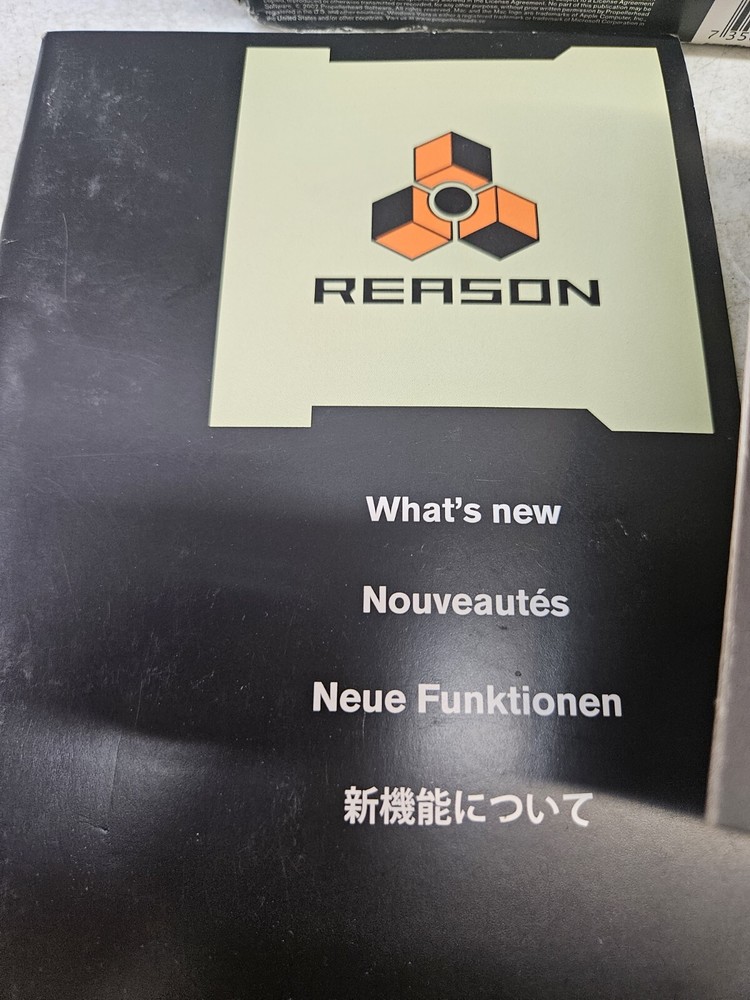 Propellerhead Reason 4 Upgrade Pack Dvd