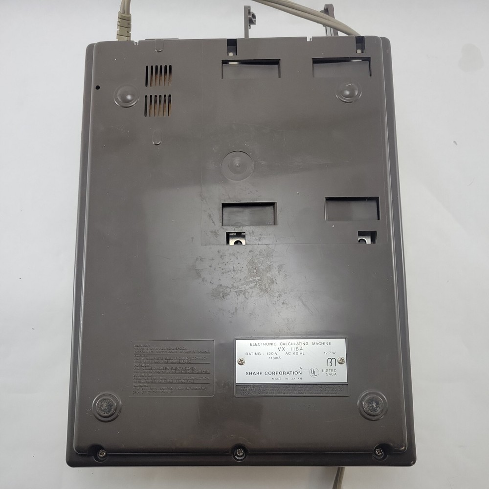 Sharp Compet VX-1184 Electronic Printing Calculator